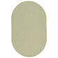 Nourison Courtyard Ivory and Green 5" x 8" Oval Indoor/Outdoor Area Rug, , large