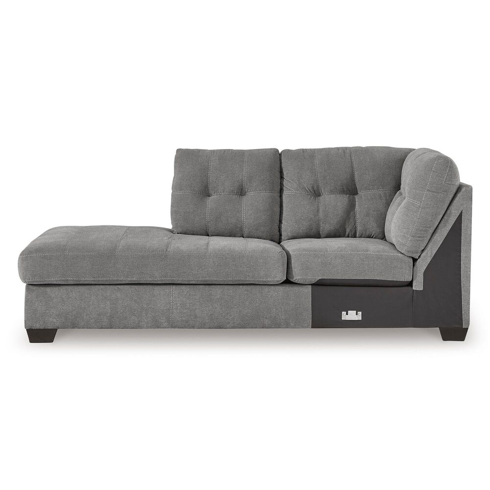 Ashley Marleton 2-Piece Left Facing Sectional with Chaise in Gray, , large