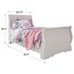 Ashley Anarasia Twin Sleigh Bed in White, , large