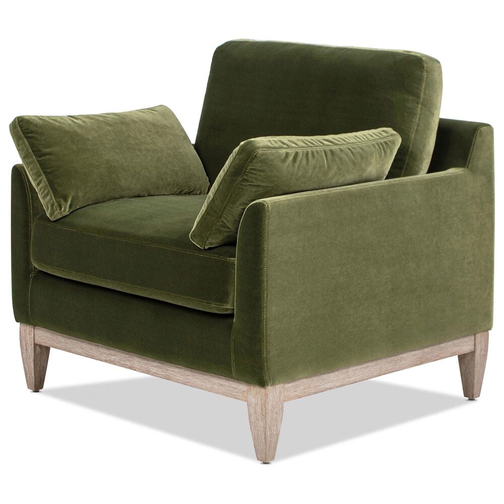 Jennifer Taylor Home Pasadena Accent Arm Chair in Olive Green, , large