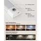 HOMLUX 11" Motion Sensor LED Light in Bar White (Set of 3), , large
