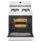 Amana 30" Freestanding Gas Range with Easy-Clean Glass Door in White, , large