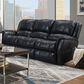 Homestretch Mercury Double Power Reclining Sofa in Ocean Blue, , large