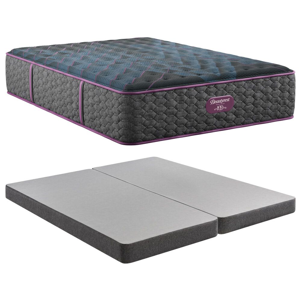Simmons World Class Level Three Medium Firm King Mattress with Low Profile Box Springs, , large