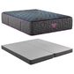 Simmons World Class Level Three Medium Firm King Mattress with Low Profile Box Springs, , large