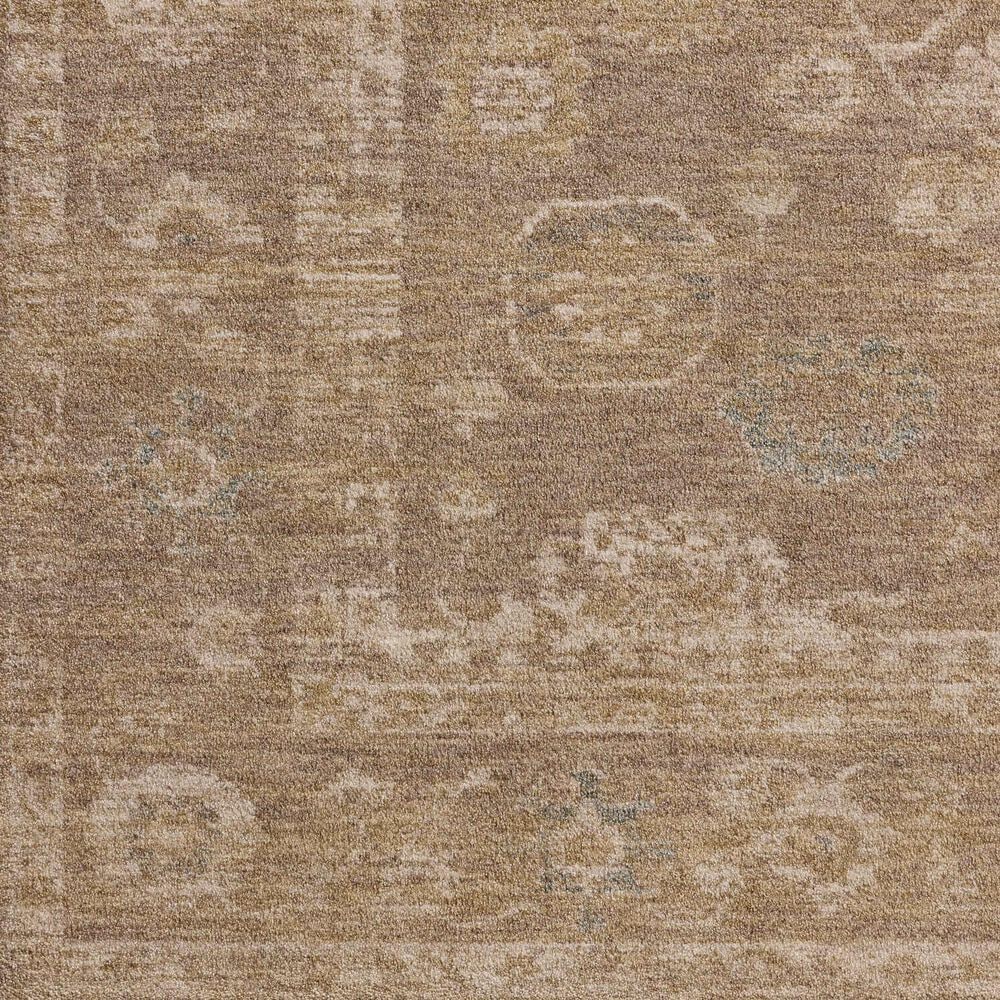 Loloi II Louisa 5&#39;3&quot; Round Taupe and Gold Area Rug, , large