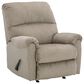 Ashley Stonemeade Manual Recliner in Taupe, , large