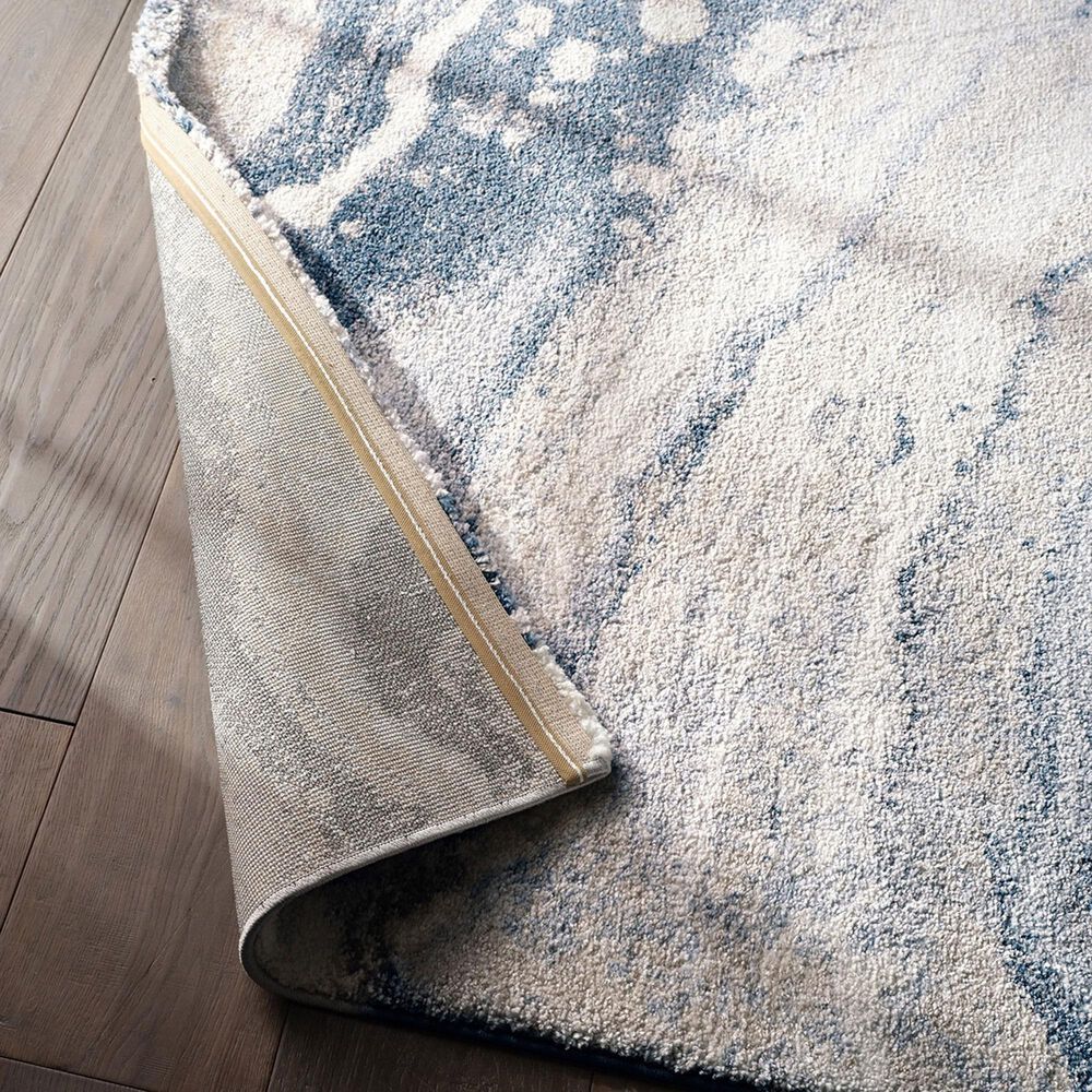 Jaipur Ferris Orion Blanc De Blanc and Orion Blue 5&#39; x 7&#39;6&quot; Area Rug, , large