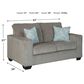 Ashley 7-Piece Living Room Set in Alloy, , large