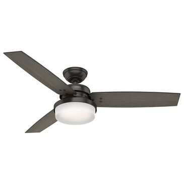 Hunter Sentinel 52" Ceiling Fan with LED Lights in Premier Bronze, , large
