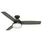 Hunter Sentinel 52" Ceiling Fan with LED Lights in Premier Bronze, , large