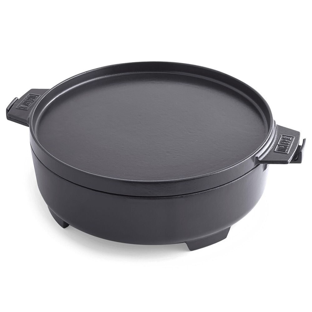 Weber Cast Iron Dutch Oven Duo in Slate, , large