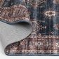 Central Oriental Rugease Velveteen Raquel Aerugo and Rust 7"6" x 9"6" Area Rug, , large