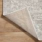 Loloi II Odette 2"3" x 3"10" Silver and Ivory Area Rug, , large