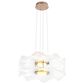 Golden Lighting Vetrina 2-Light Pendant in Light Gold, , large