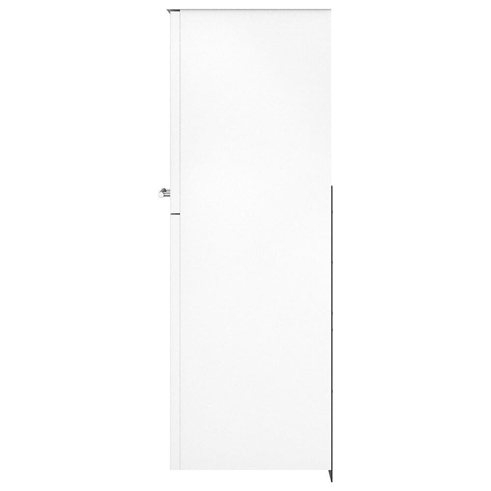 Bush Somerset 72&quot; L-Shaped Desk with Hutch in Storm Gray and White, , large