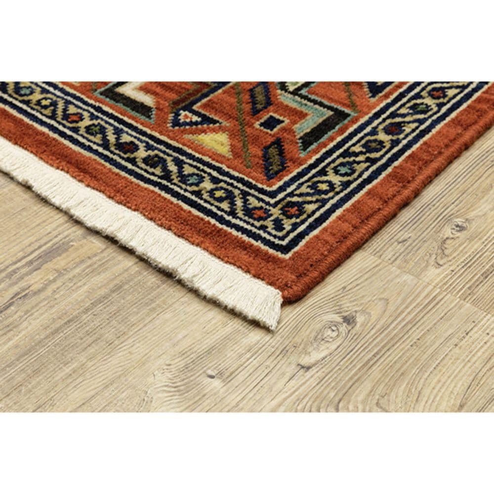 Oriental Weavers Lilihan Geometric 002C6 3&#39;3&quot; x 5&#39; Red Area Rug, , large