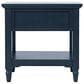Waltham Westport Leg Chairside Table in Navy, , large