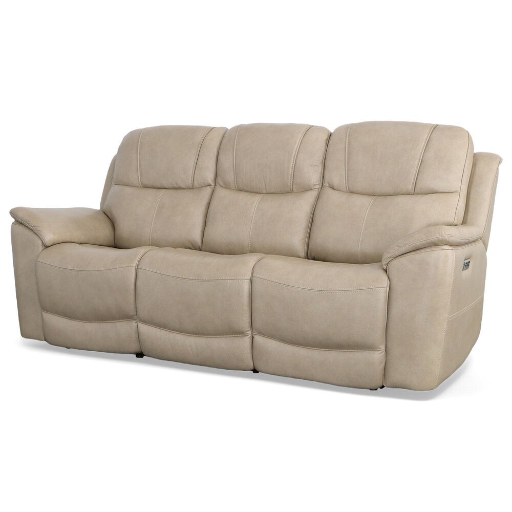 Flexsteel Crew 3-Piece Power Reclining Living Room Set in Pebble, , large