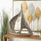 Maple and Jade Sail Boat Decorative Sculpture in Satin Silver, , large