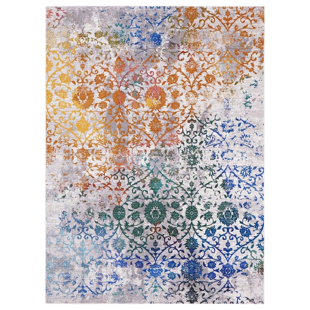 Safavieh Aria 4"4" x 6"4" Grey and Green Area Rug, , large