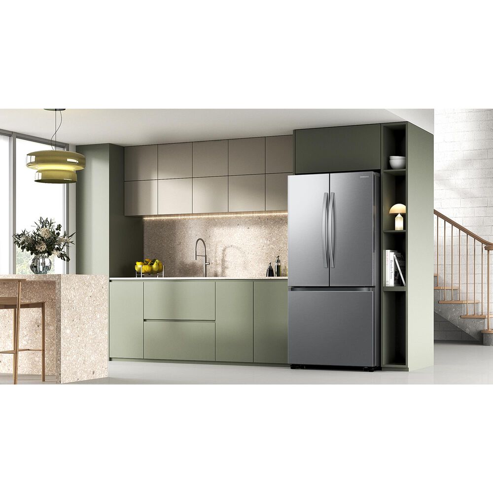 Samsung Bespoke AI 24.5 Cu. Ft. French Door Refrigerator in Fingerprint Resistant Stainless Steel, , large