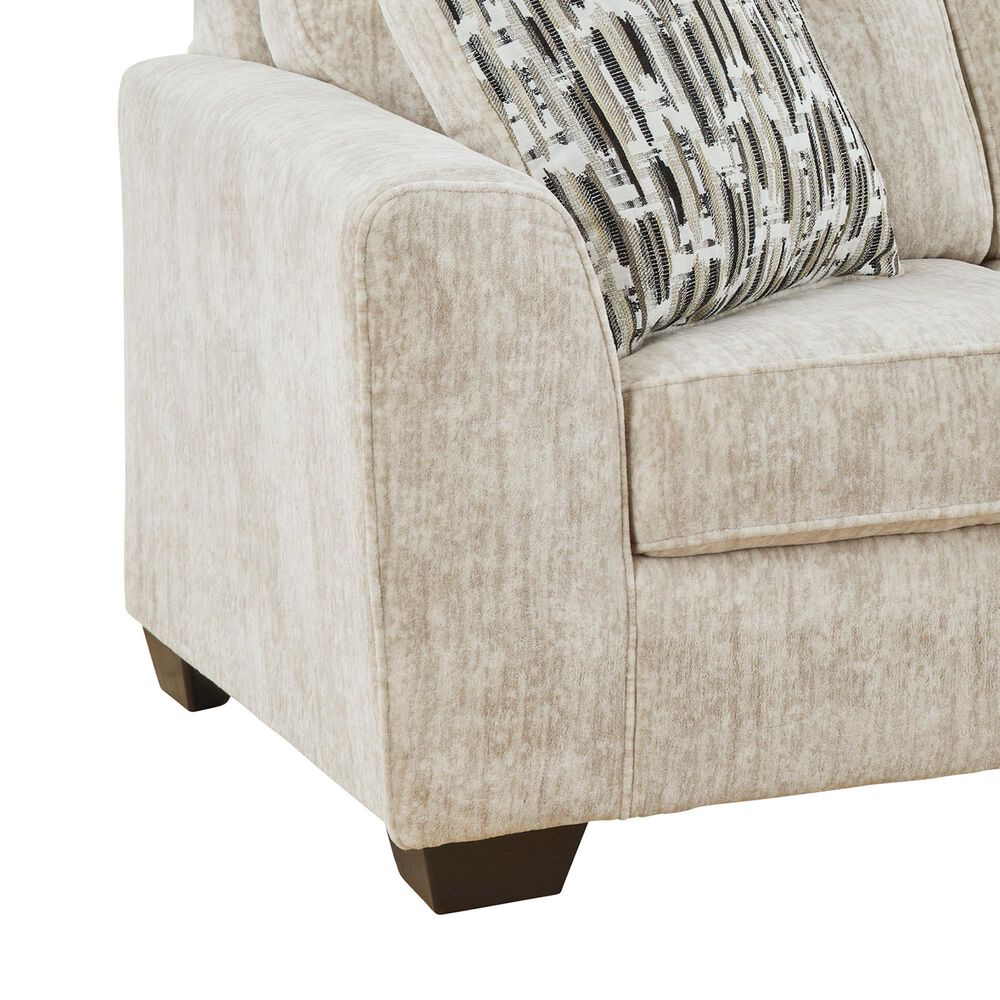 Ashley Lonoke 2-Piece Right Facing Sectional with Chaise in Parchment, , large