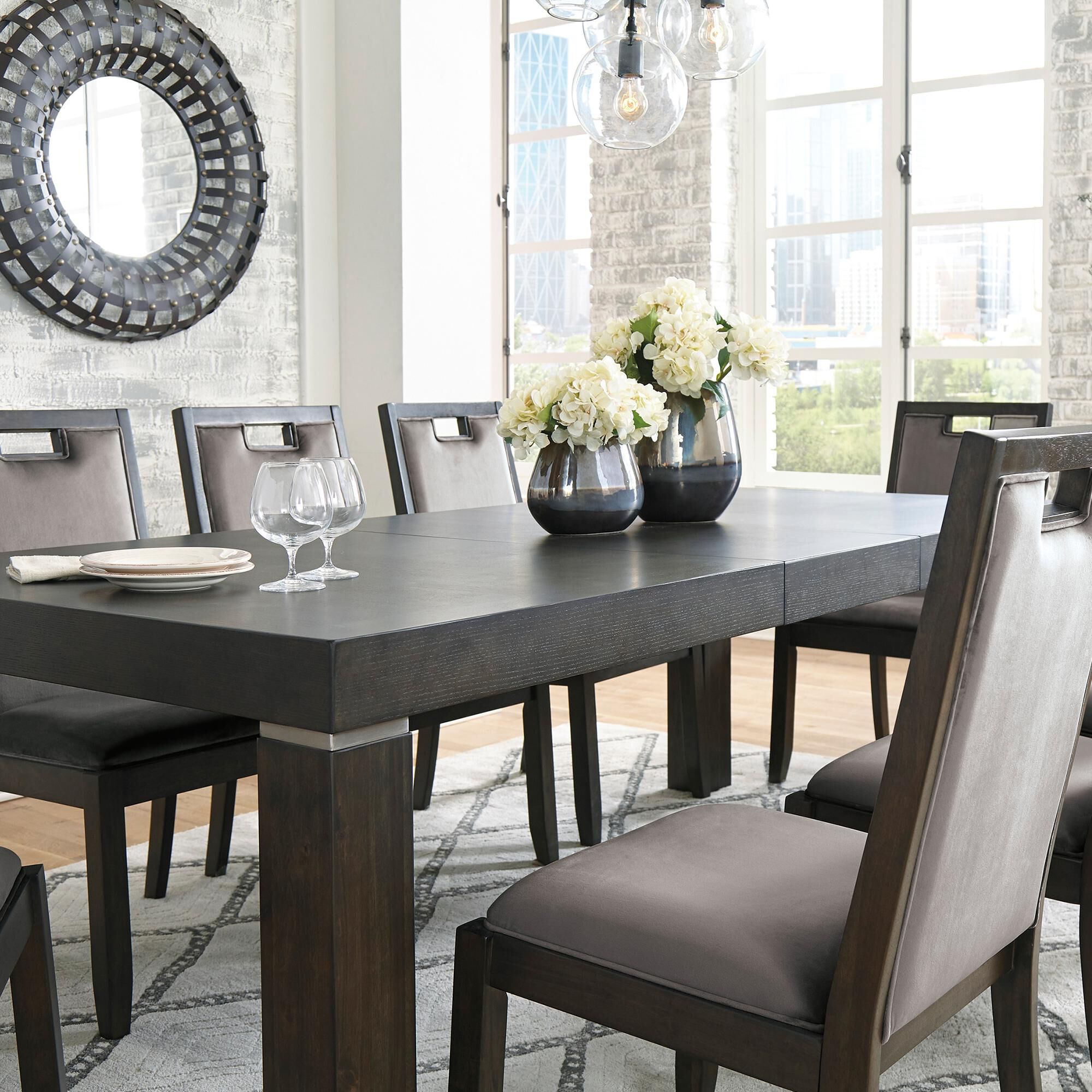 Hyndell dining best sale room set