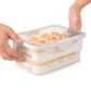 Progressive SnapLock Collapsible Deviled Egg Carrier for 24 Eggs in Clear, , large