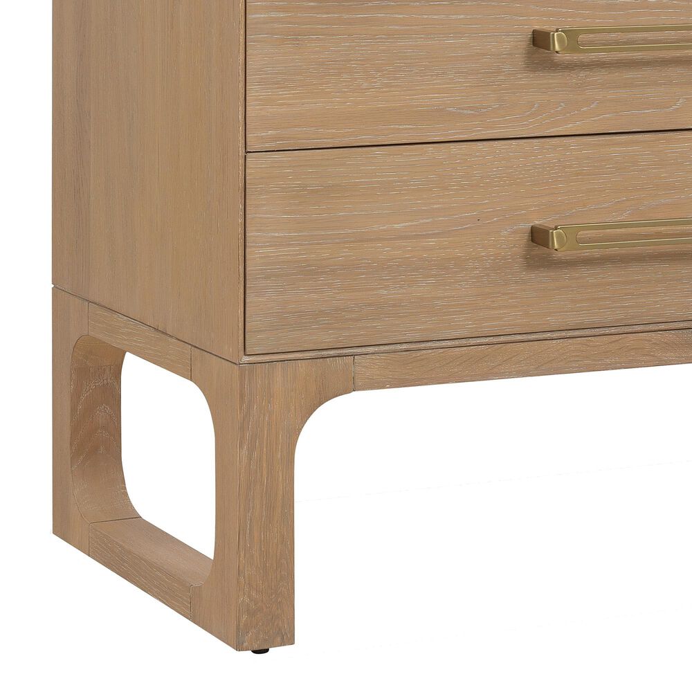 Hooker Furniture Banyon Bay 3-Drawer Nightstand in Desert Oak, , large