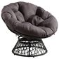 Valor Living Papasan Swivel Chair in Grey, , large