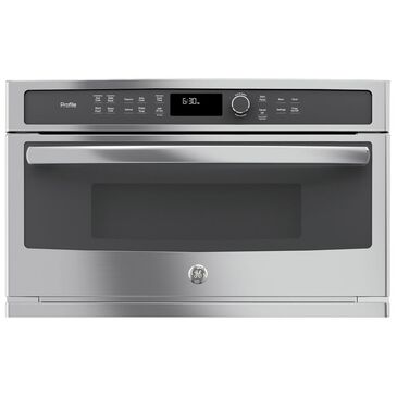 GE Profile 1.7 Cu. Ft. Convection Built-In Microwave Oven in Stainless, , large