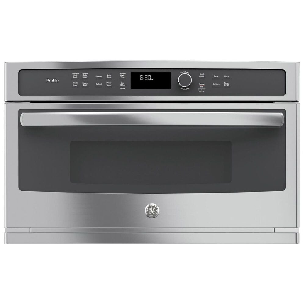 GE Profile 1.7 Cu. Ft. Convection Built-In Microwave Oven in Stainless, , large