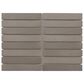 Emser Ikigai Peat 1" x 7" on 10" x 14" Porcelain Mosaic Sheet, , large