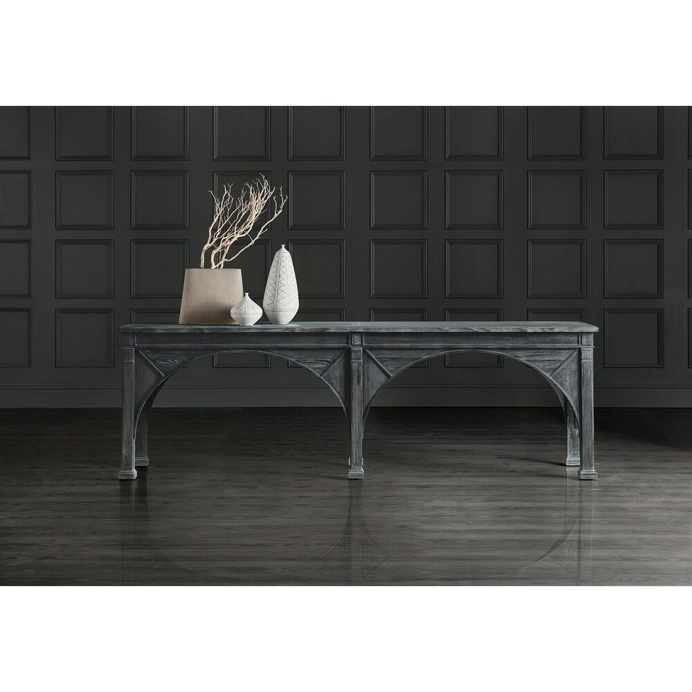 Hooker Furniture Melange Thunder Sofa Table in Dark Charcoal, , large