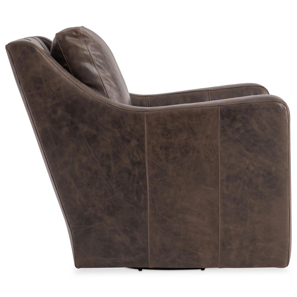 Bernhardt Ventura Swivel Chair in Brown, , large