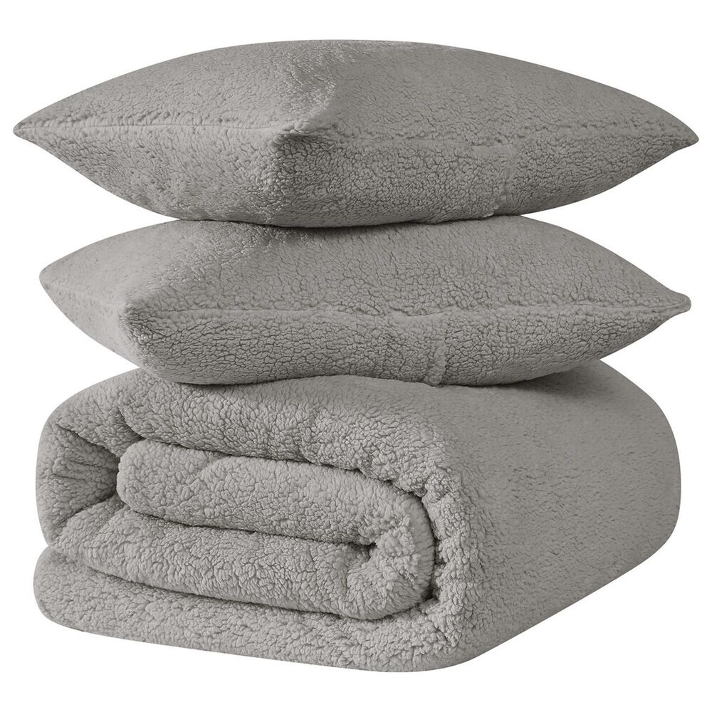 Pem America Marshmallow 3-Piece King Comforter Set in Grey, , large