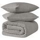Pem America Marshmallow 3-Piece King Comforter Set in Grey, , large
