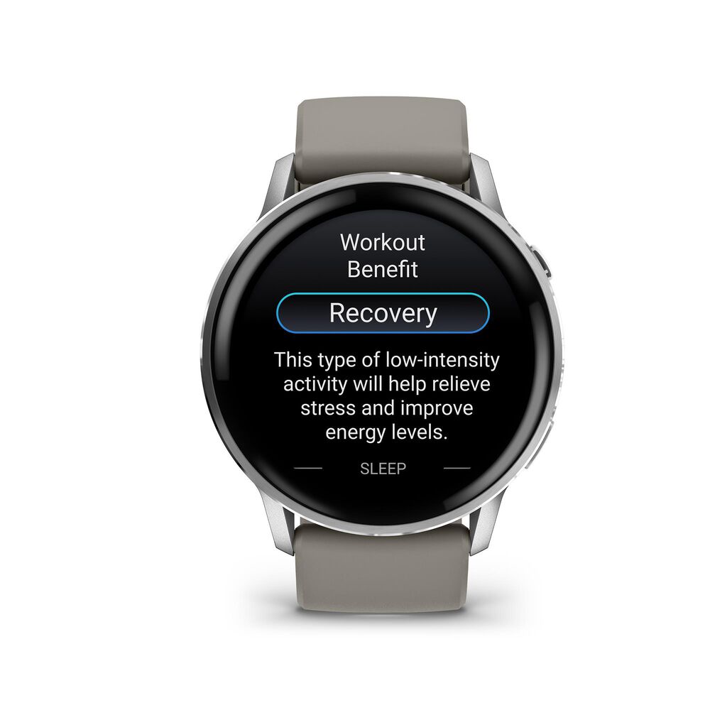 Garmin Venu 4  45 mm Silver with Citron Silicone band, , large