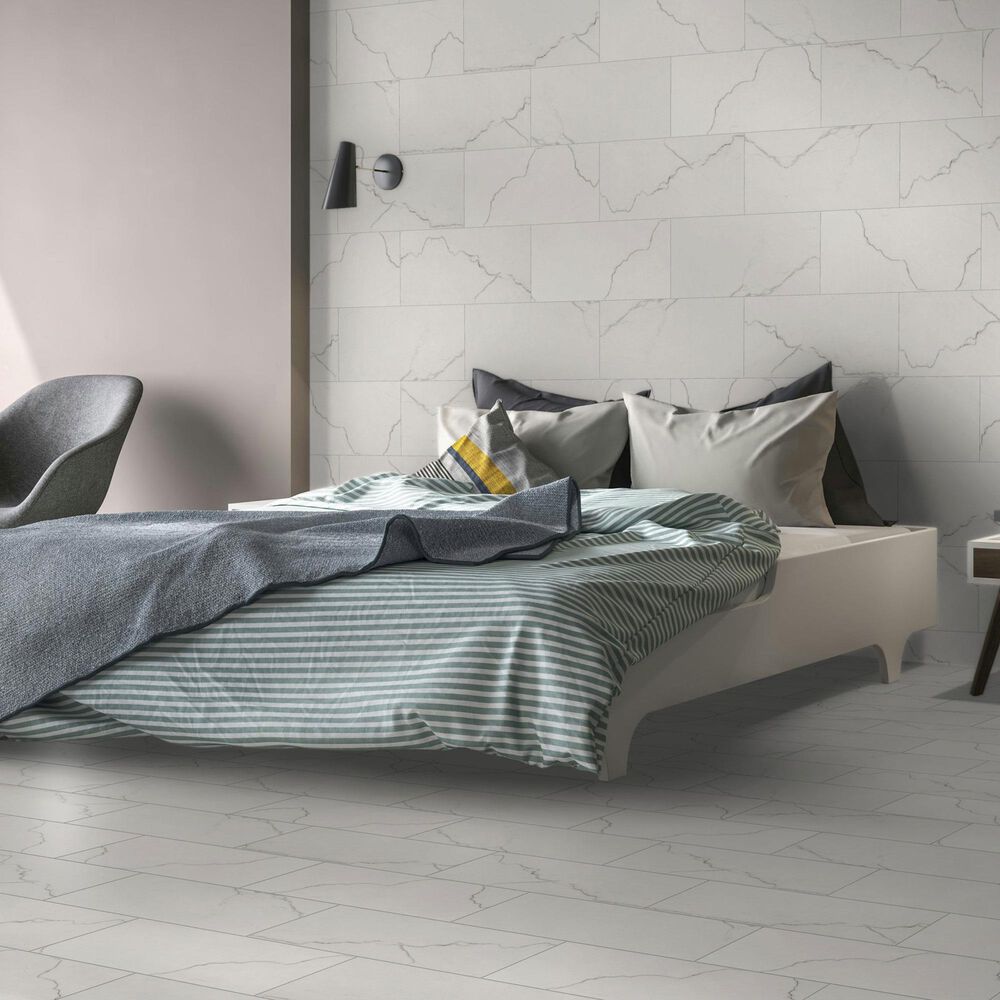 MS International Brighton Grey 12&quot; x 24&quot; Polished Porcelain Tile, , large