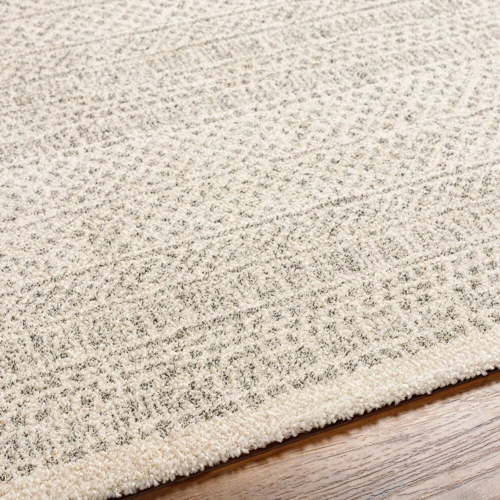 Surya Gavic 7&#39;10&quot; x 10&#39; Medium Gray and Ivory Area Rug, , large