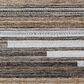 Surya Azalea 2"6" x 8" Black, Taupe, White and Brown Runner, , large