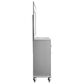 New Heritage Design Valentino Dresser Mirror in White and Silver, , large