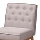 Baxton Studio Riordan Side Chair with Grey Cushion in Walnut Brown, , large
