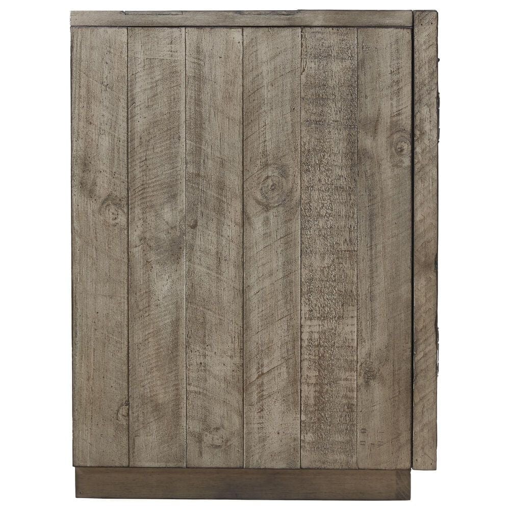 Ashley Krystanza 92&quot; TV Stand in Weathered Gray, , large