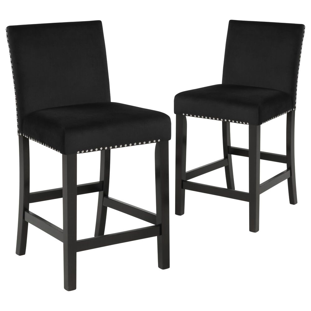 New Heritage Design Celeste Counter Height Dining Chair with Black
