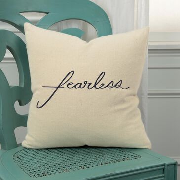 Rizzy Home Sentiment 20" Poly Filled Pillow in Natural, , large