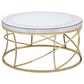 Pacific Landing Elise Round Coffee Table in Silver and Gold, , large