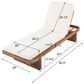 Hearth and Haven Outdoor Lounge Chair in White, , large