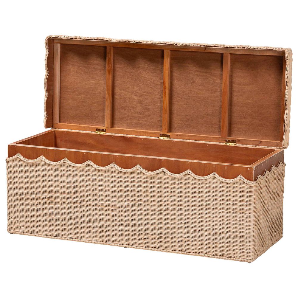 Baxton Studio Damita Storage Bench in Natural, , large